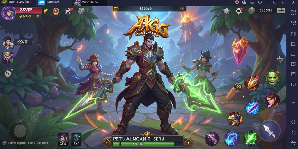 Tampilan gameplay memukau 8SVIP dalam aksi ARPG yang seru.