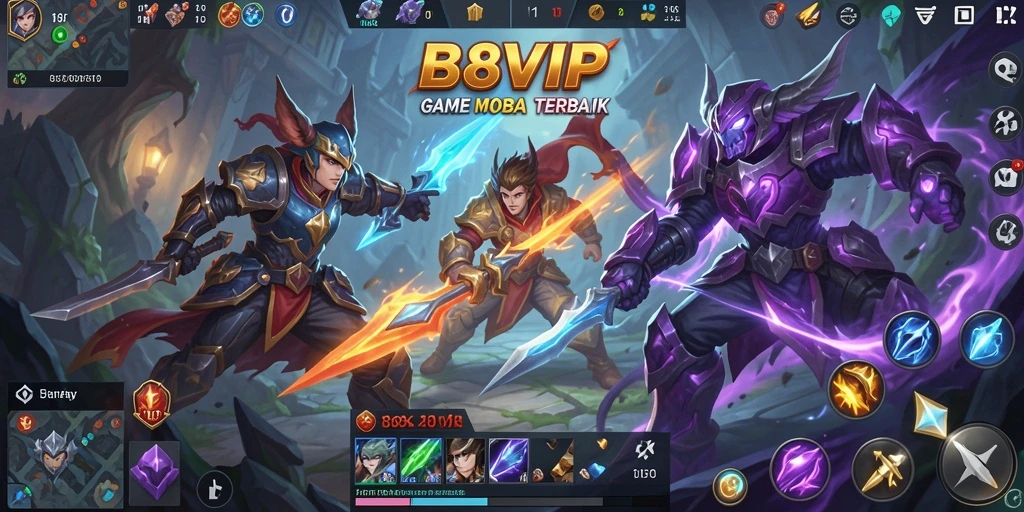 Gameplay seru B8VIP dengan pertarungan tim yang strategis.