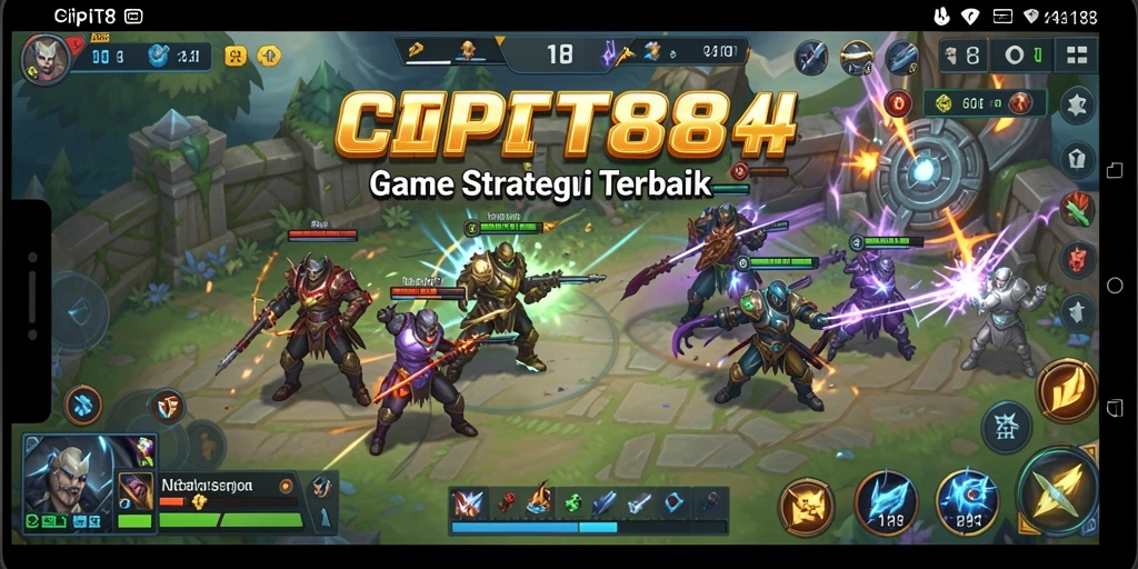 Tampilan gameplay menegangkan dan memikat dari CIPIT88.