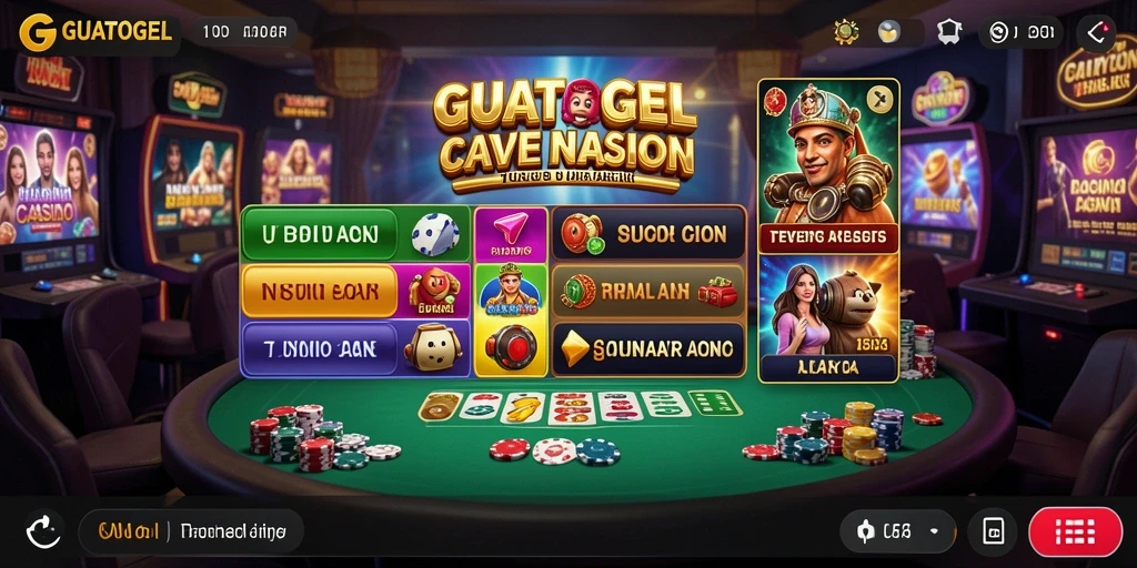 Tampilan gameplay GUATOGEL Live Casino yang menarik dan interaktif.