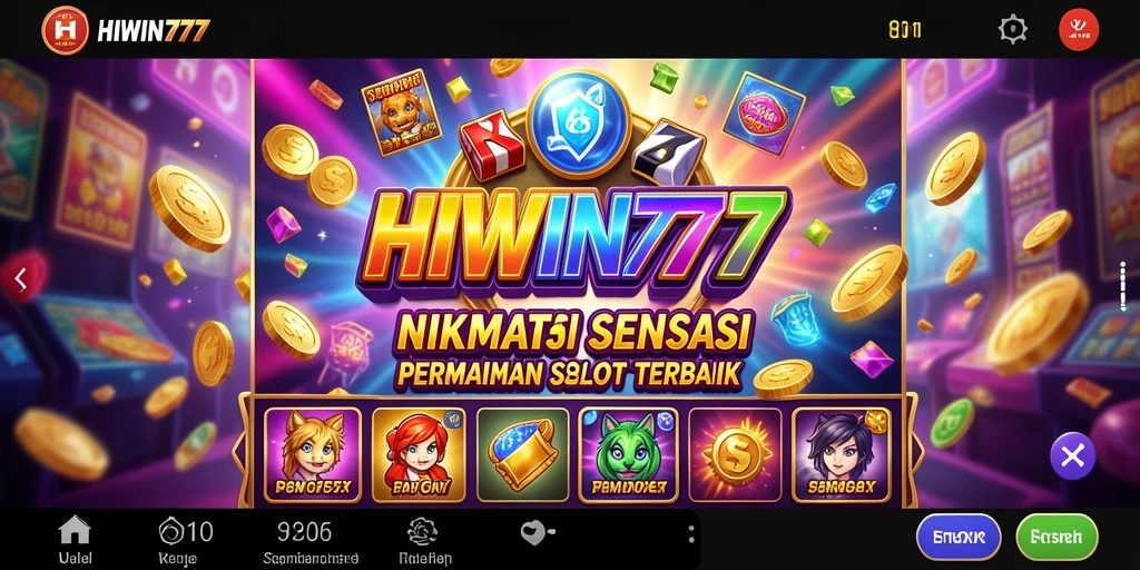 Gameplay penuh warna dan menarik dari HIWIN777