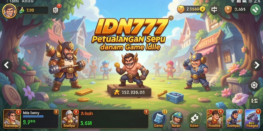 Screenshot permainan IDN777 menampilkan dunia yang dinamis dan interaktif.