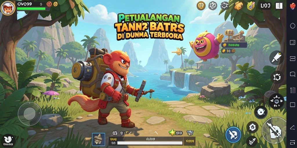 Tampilan gameplay OVO99 yang mengesankan dan penuh aksi.