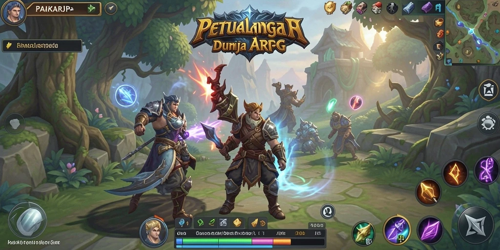 Tampilan gameplay PAKARJP yang menakjubkan dengan aksi seru.
