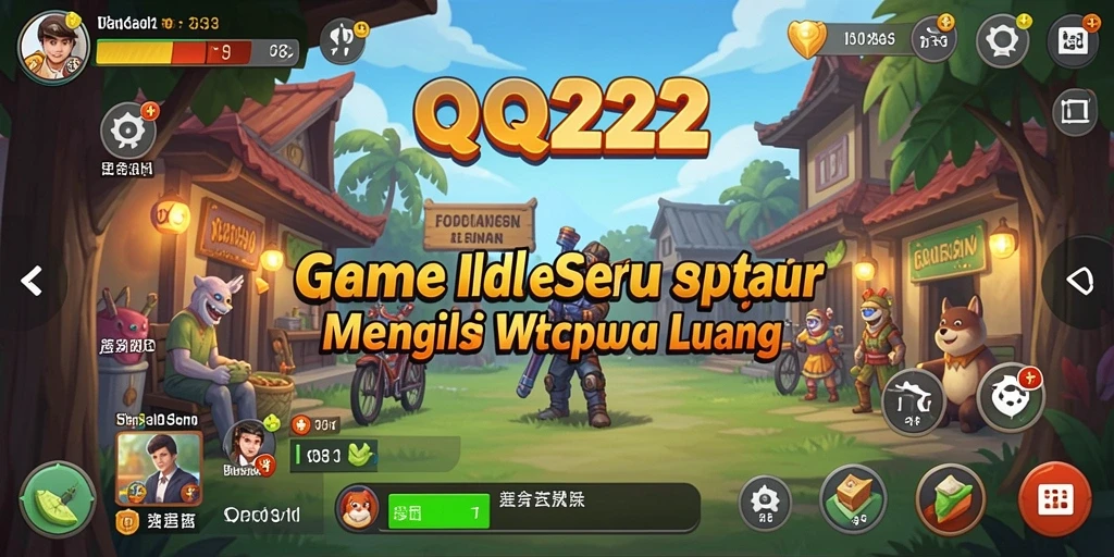 Tampilan gameplay <strong>QQ222</strong> yang menarik dalam genre Idle.