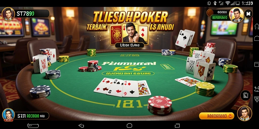 Tampilan gameplay poker yang inovatif dan menarik di ST789.