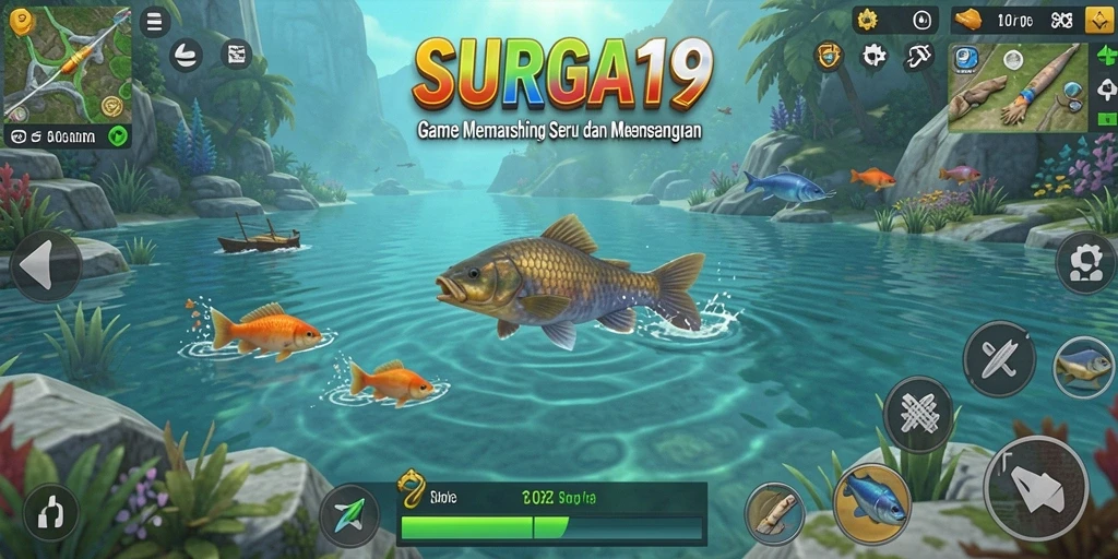 Tampilan gameplay SURGA19 yang seru dan realistis.