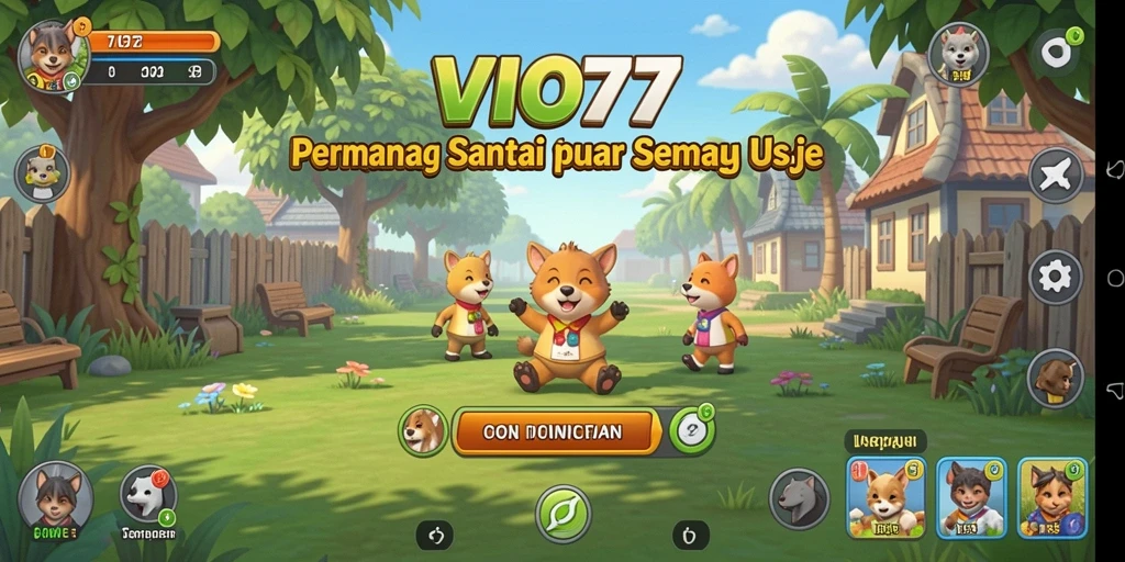 Gameplay seru dan grafis cerah dalam VIO77.